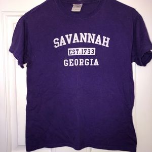 Purple Savannah Georgia T-Shirt